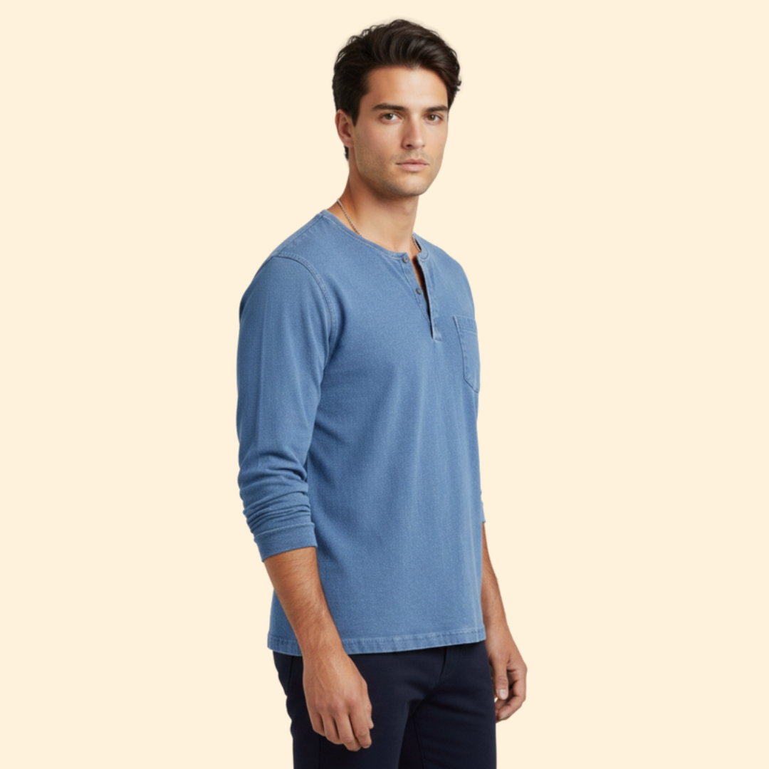 Men’s Pocket Long Sleeve T Shirt