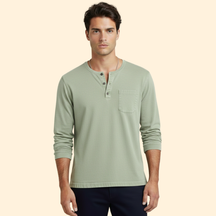 Men’s Pocket Long Sleeve T Shirt