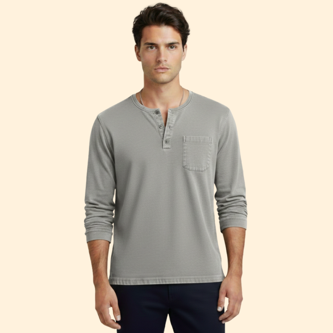 Men’s Pocket Long Sleeve T Shirt