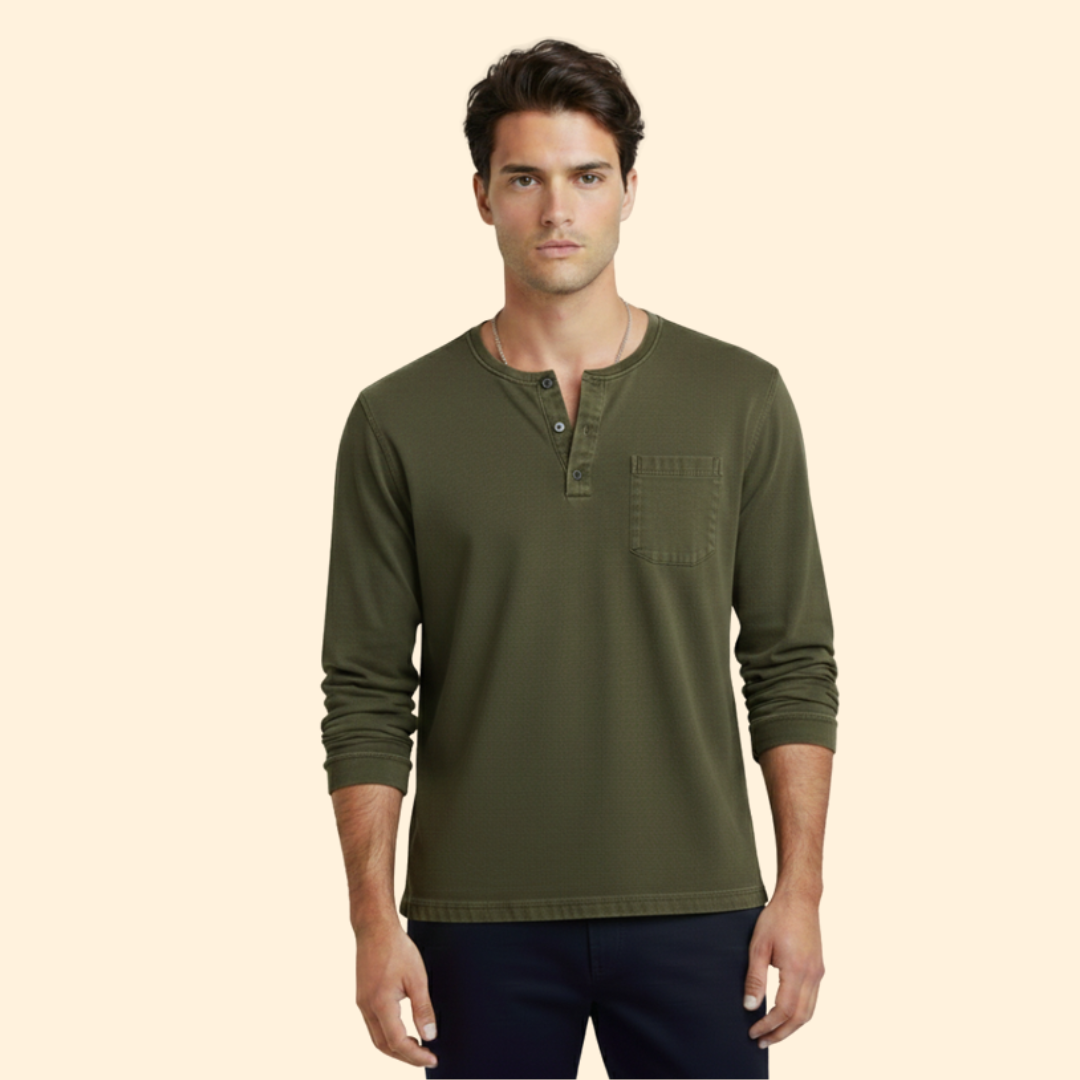 Men’s Pocket Long Sleeve T Shirt