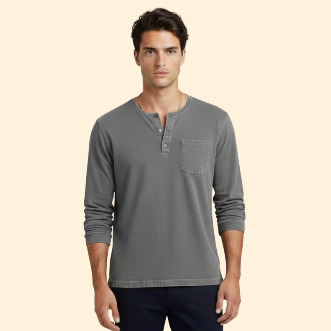 Men’s Pocket Long Sleeve T Shirt