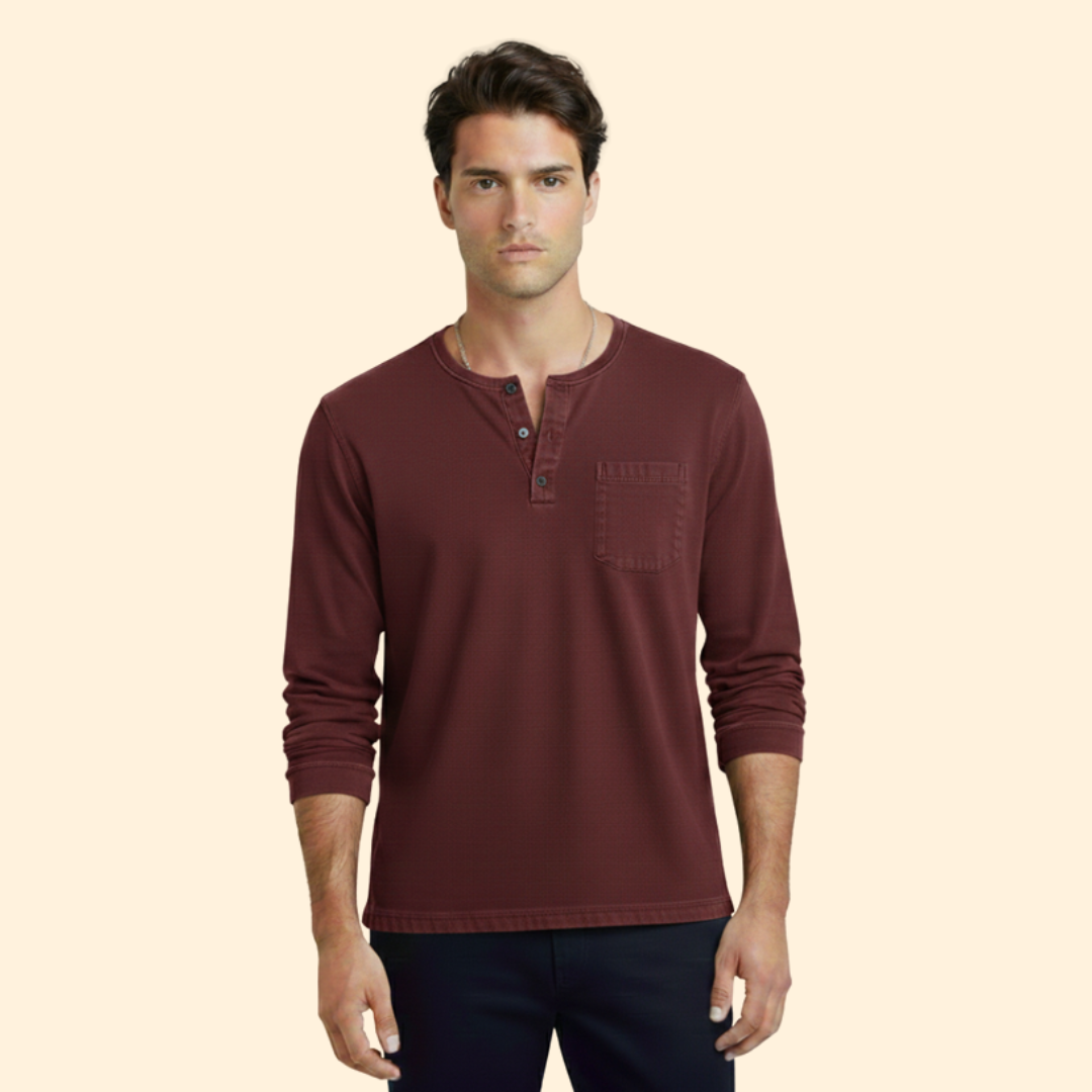 Men’s Pocket Long Sleeve T Shirt