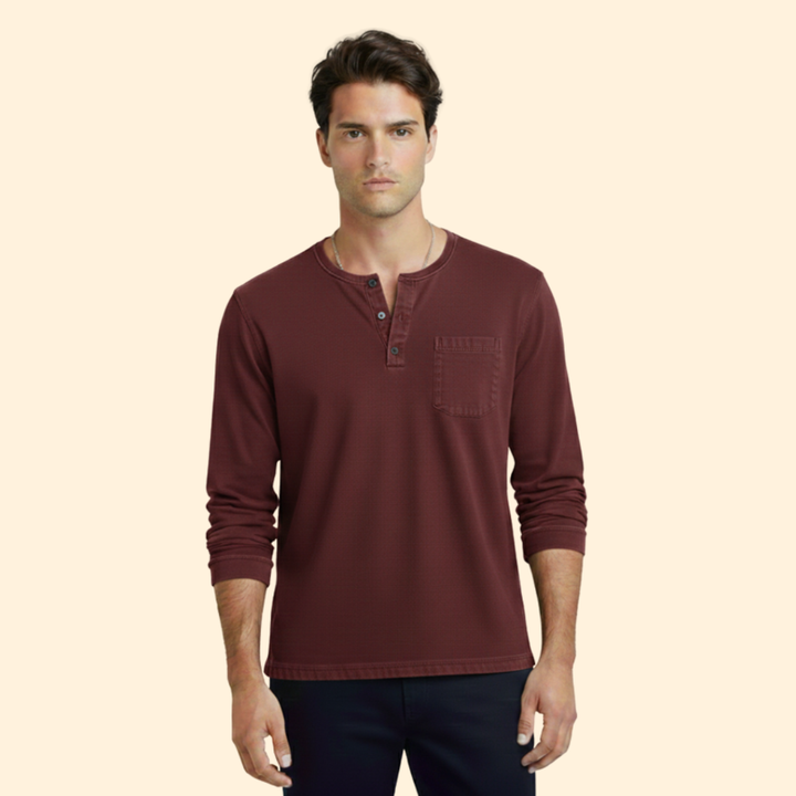 Men’s Pocket Long Sleeve T Shirt