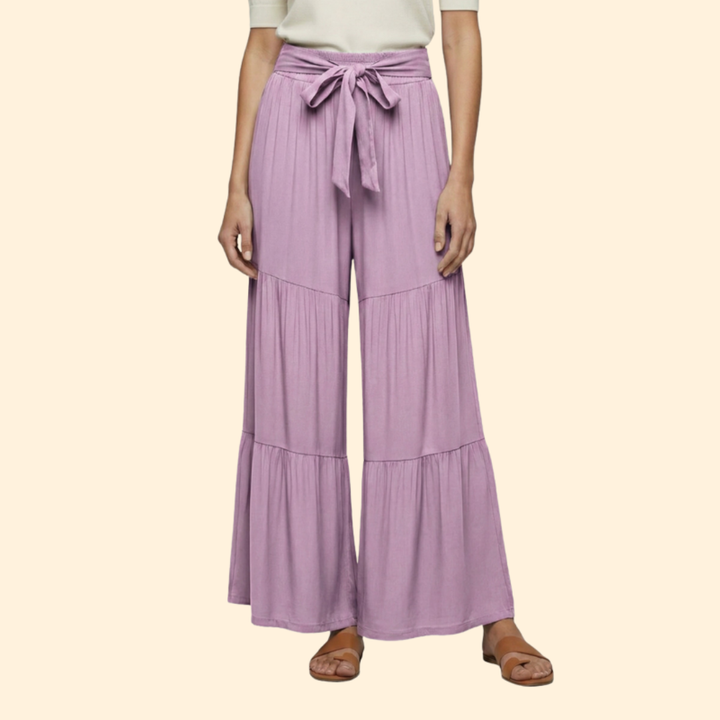 Women's Stylish Tie-Waist Trousers