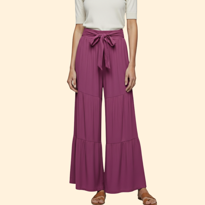 Women's Stylish Tie-Waist Trousers