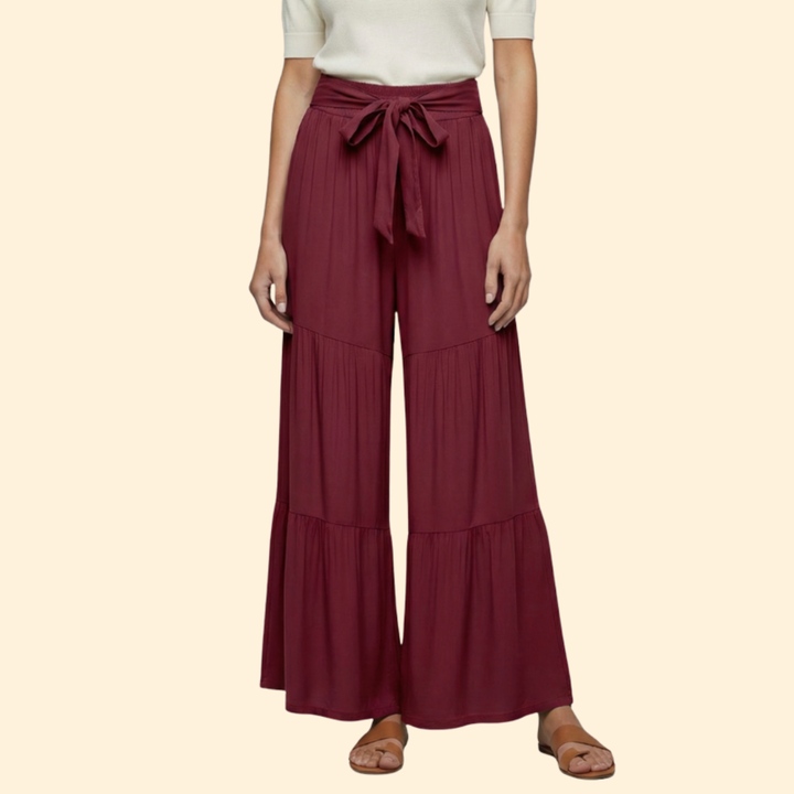 Women's Stylish Tie-Waist Trousers