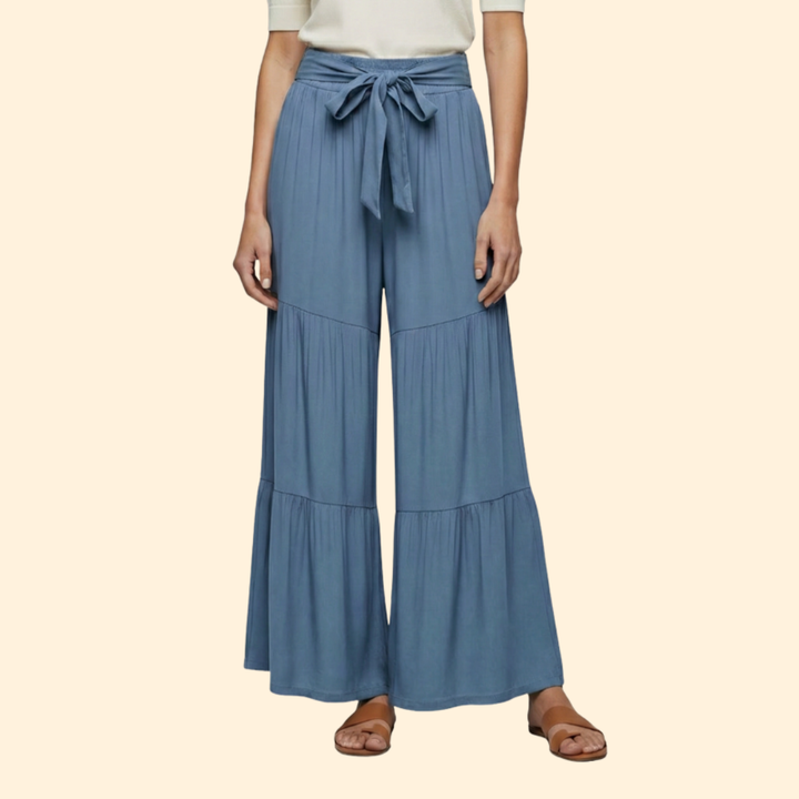 Women's Stylish Tie-Waist Trousers
