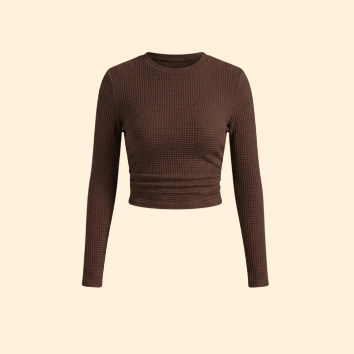 Women's Long-Sleeved Crop Chic