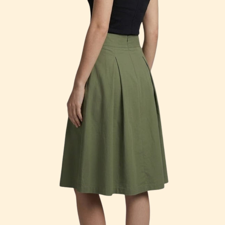 Women's Bow Tie Midi Skirt