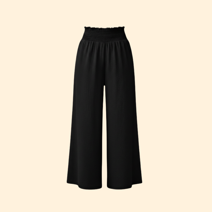 Women's Chic Side-Slit Palazzo Trousers