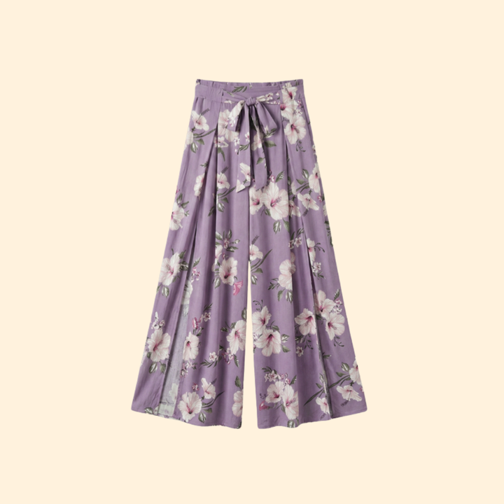Women's Floral Palazzo Trousers