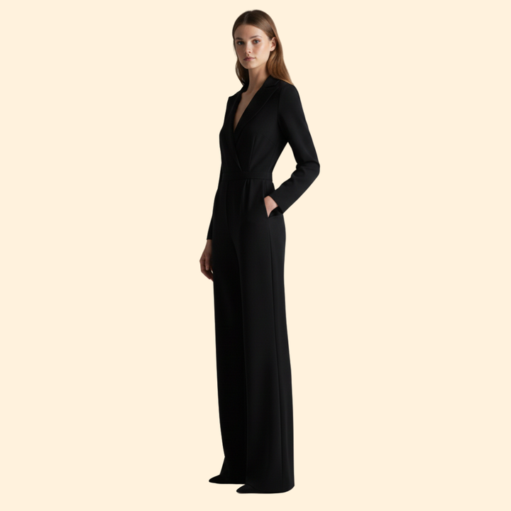 Women's V-neck Jumpsuit
