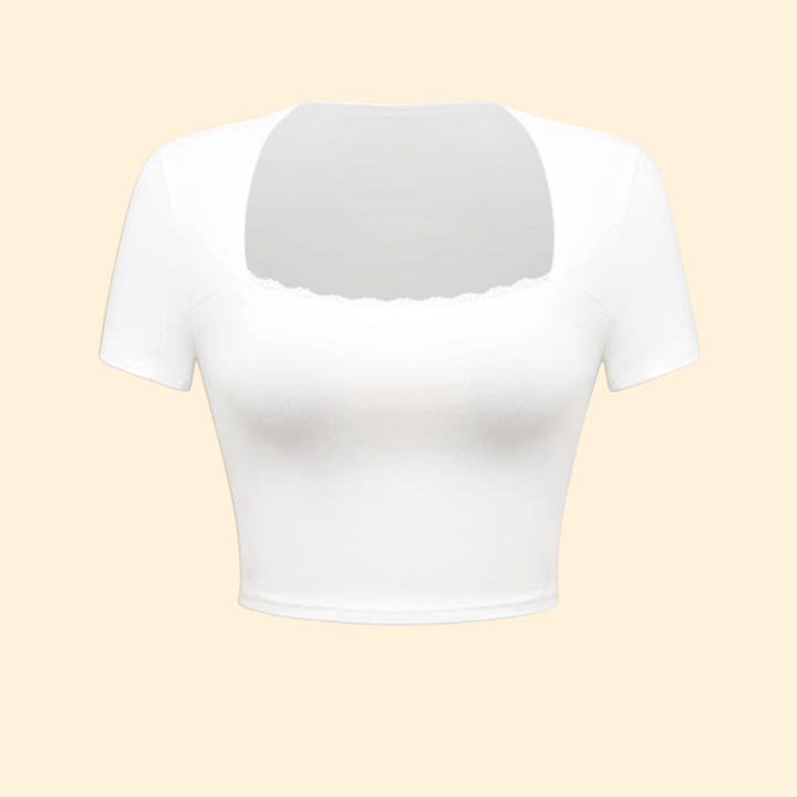 Women's Square Neck Crop Top