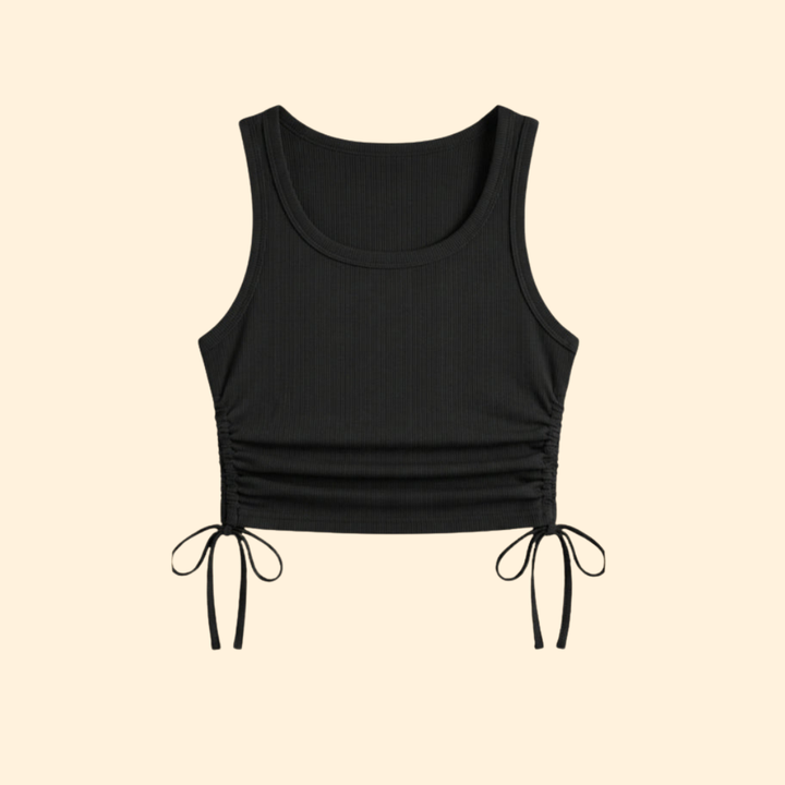 Women's Ruching Crop Top