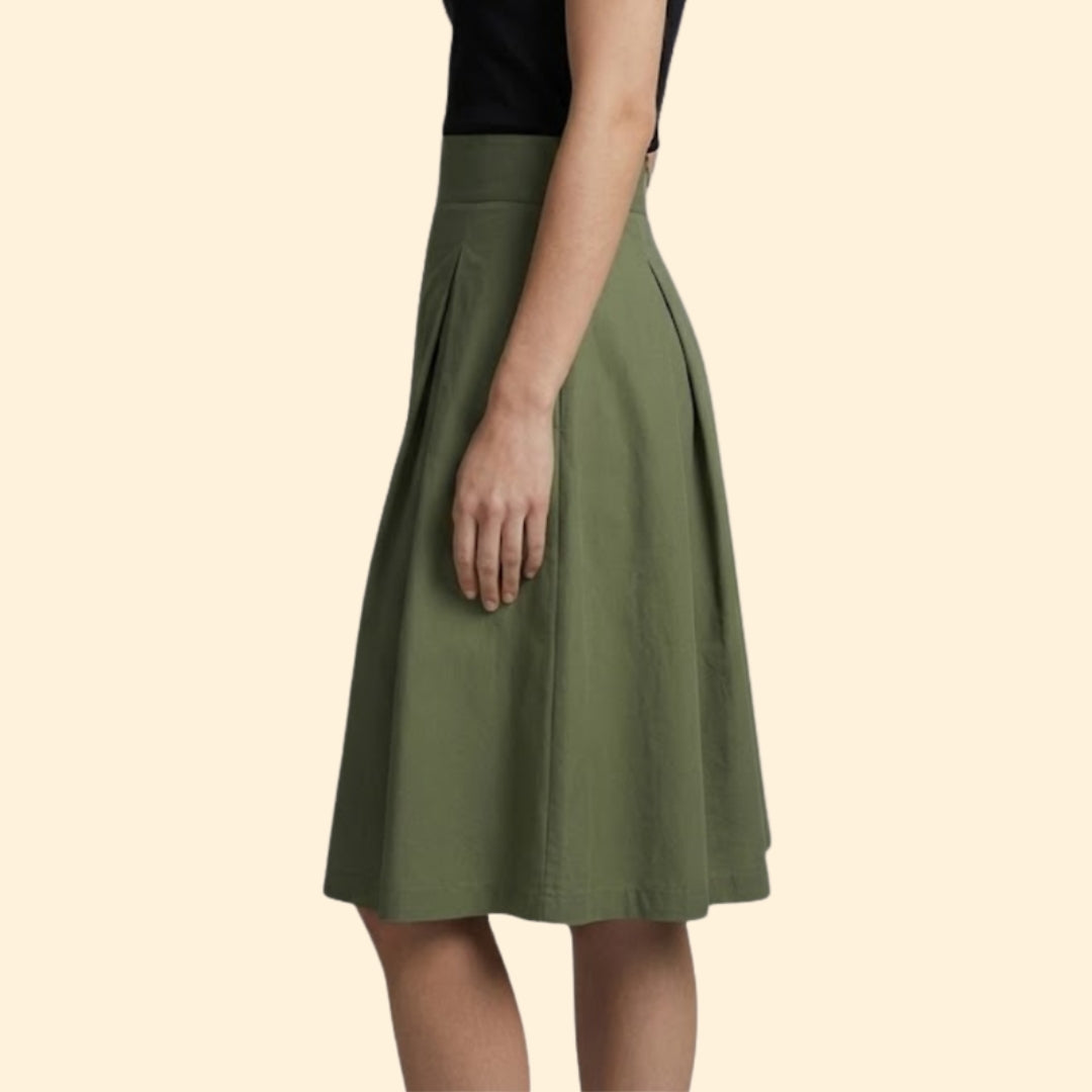 Women's Bow Tie Midi Skirt