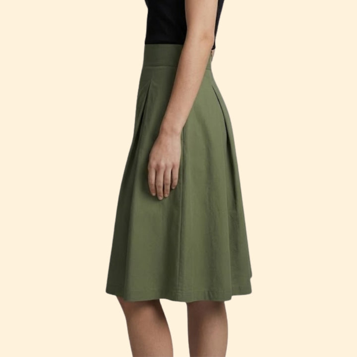 Women's Bow Tie Midi Skirt