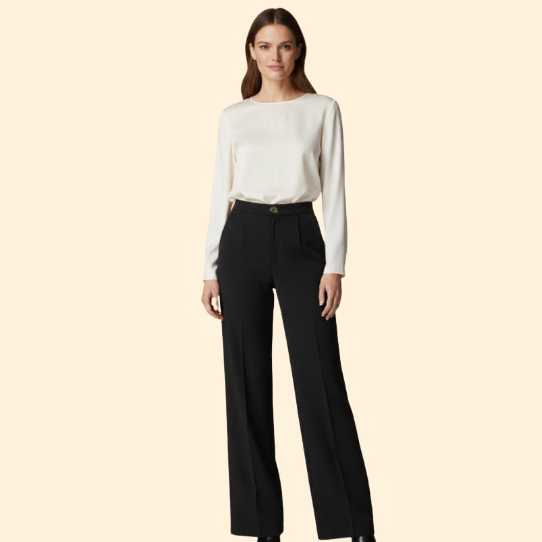 Women's High-Waisted Palazzo Trousers