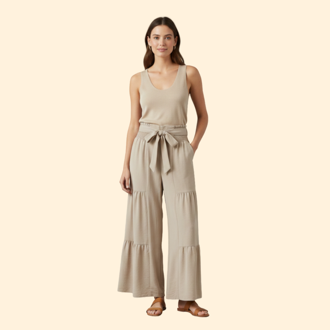 Women's Elegant Wide-Leg Trousers