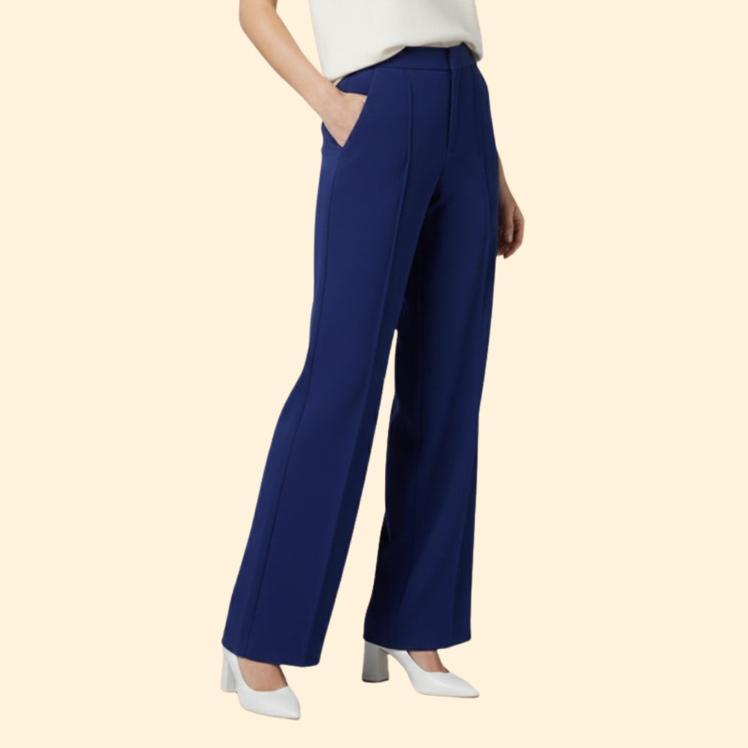 Women's High-Waisted Wide-Leg Trousers