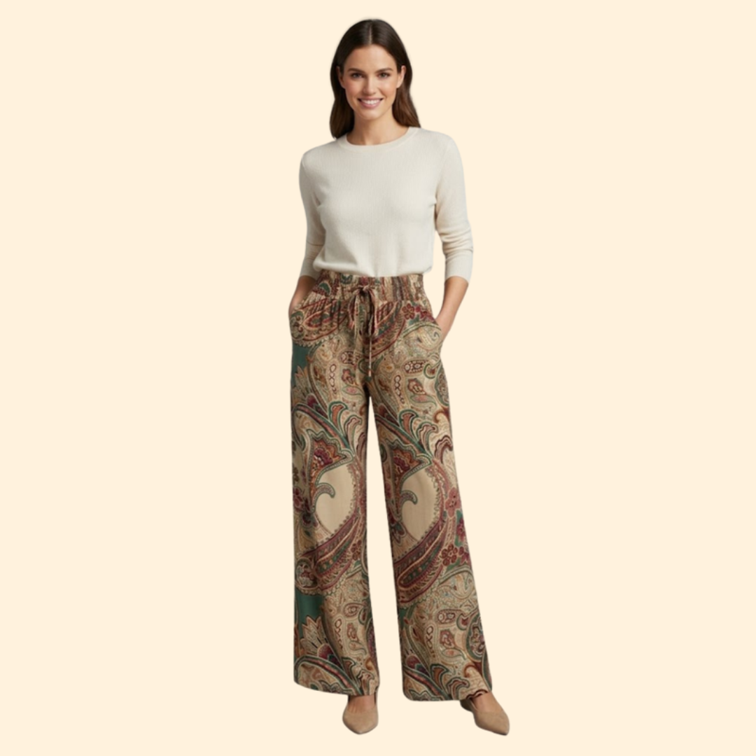 Women's Bohemian Palazzo Trousers