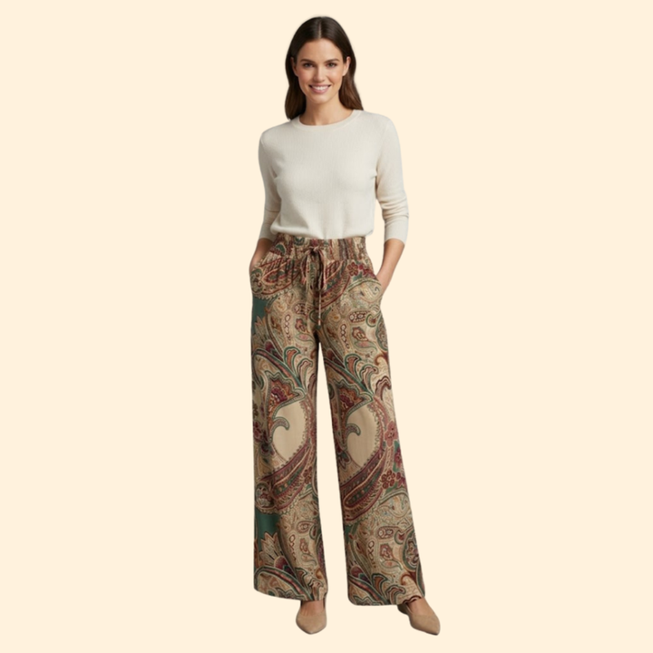 Women's Bohemian Palazzo Trousers