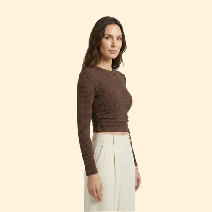 Women's Long-Sleeved Crop Chic