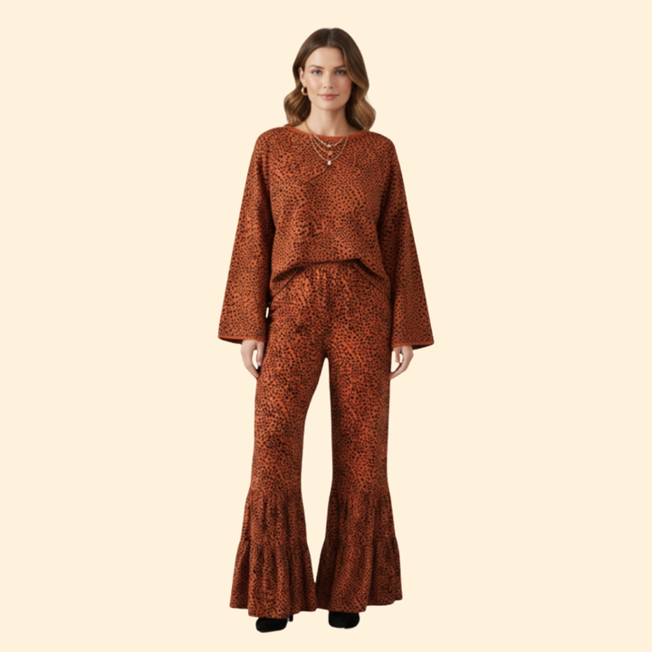 Women's Stylish Ruffle Palazzo Pants