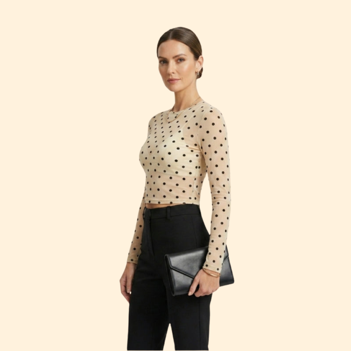 Women's Sleek Long Sleeve Blouse