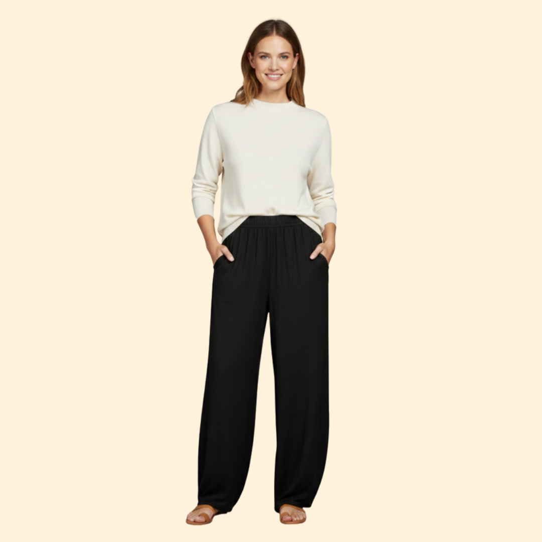 Women's Effortless Side-Pocket Trousers