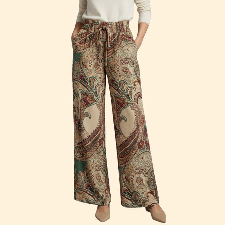 Women's Bohemian Palazzo Trousers