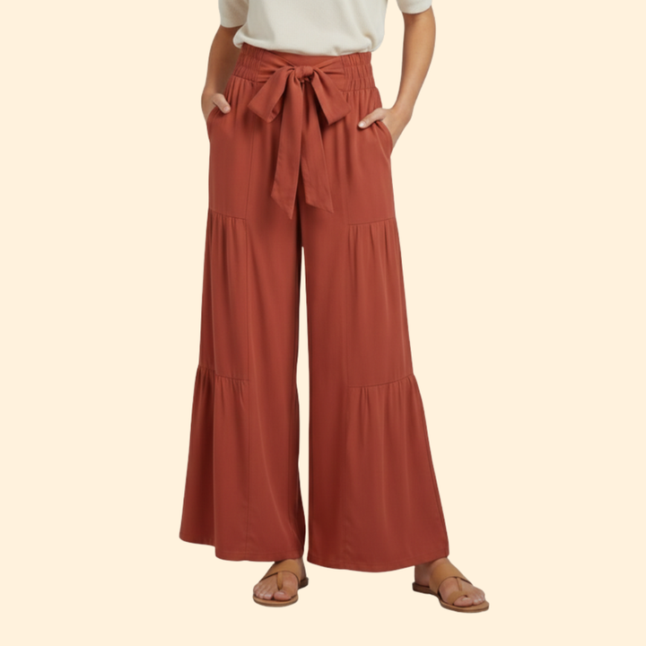 Women's Effortless Tie-Waist Trousers