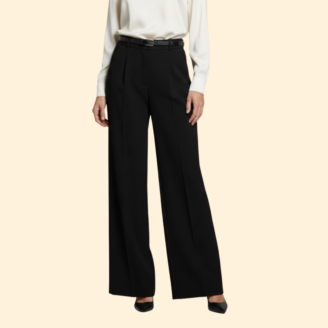 Women's Chic Tie-Waist Trousers
