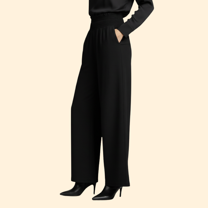 Women's Chic Side-Slit Palazzo Trousers
