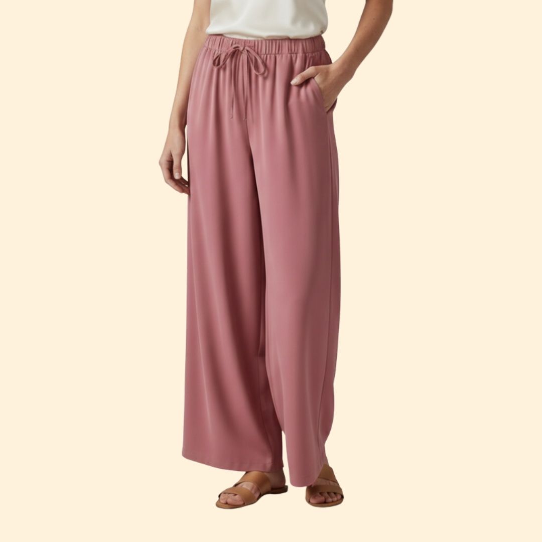 Women's Casual Tie-Waist Palazzo