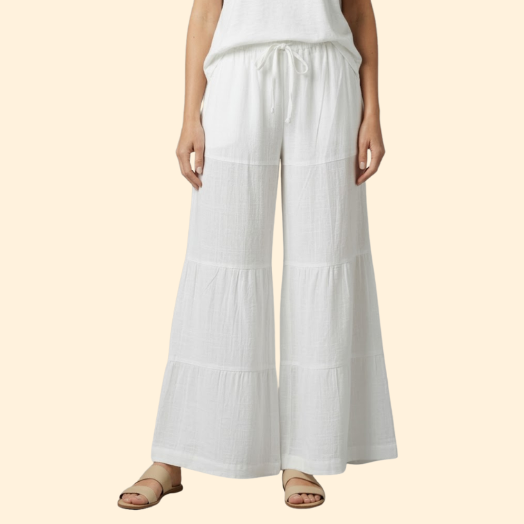 Women's Relaxed Wide-Leg Trousers