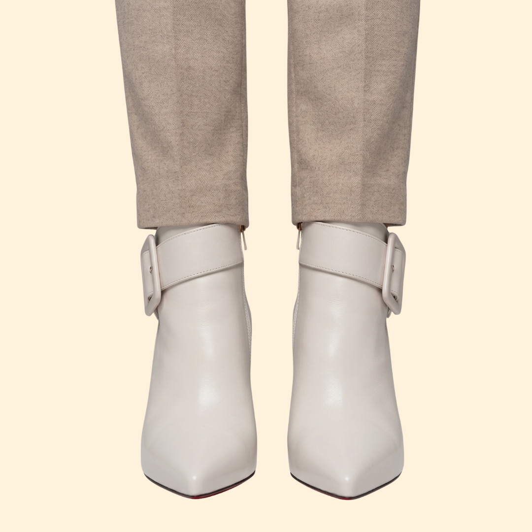 Women's Ankle Boots with Buckle
