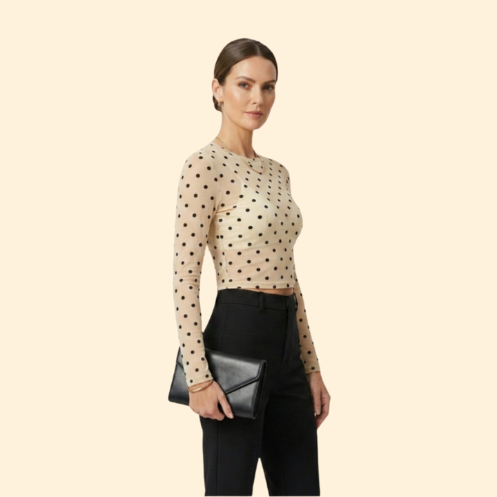 Women's Sleek Long Sleeve Blouse