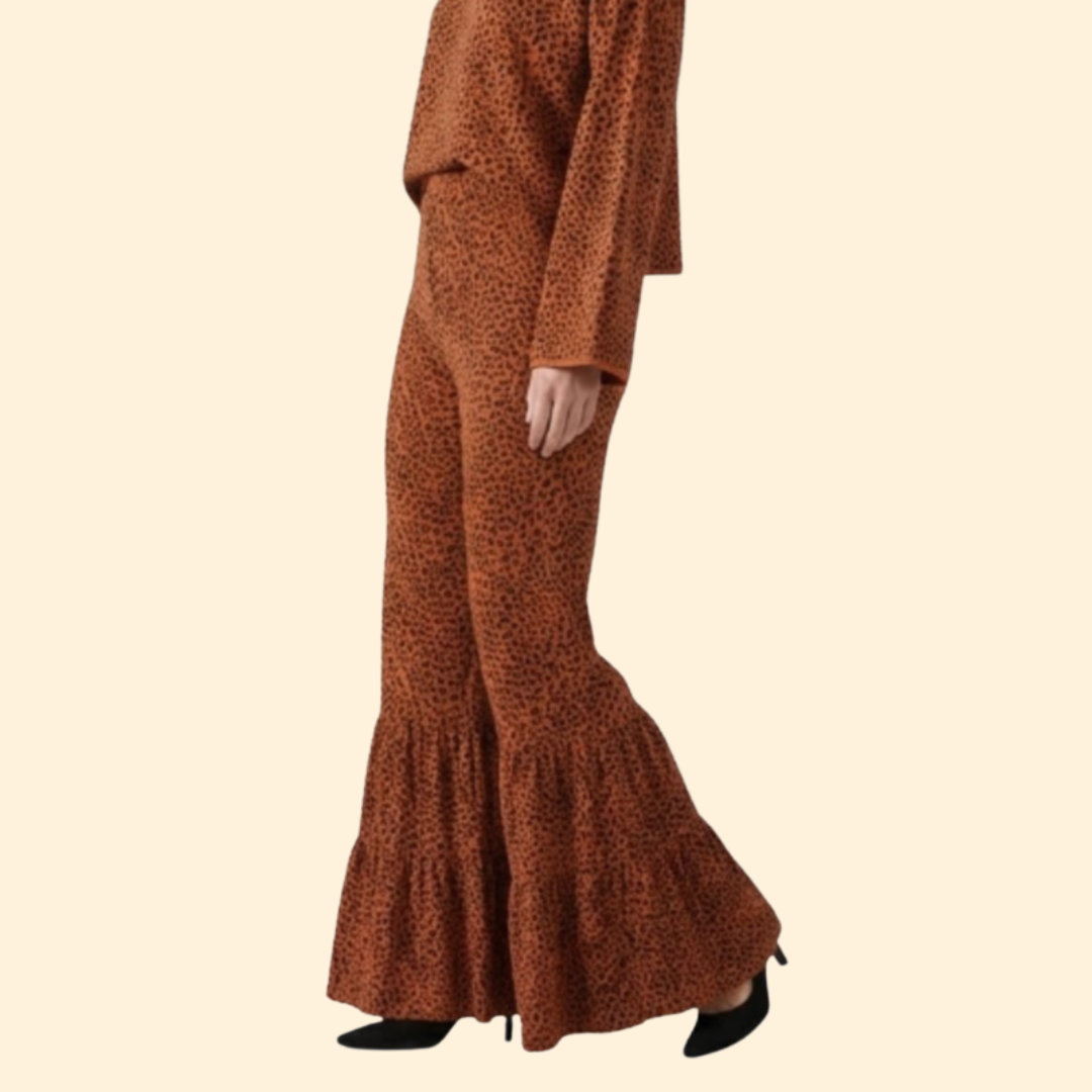 Women's Stylish Ruffle Palazzo Pants