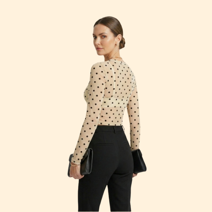 Women's Sleek Long Sleeve Blouse