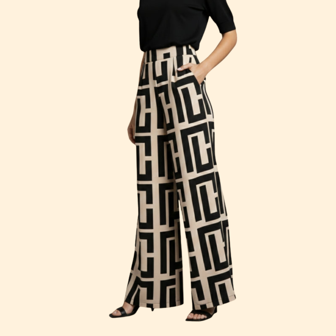Women's Printed Palazzo Trousers