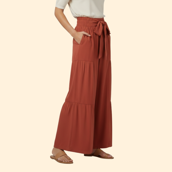 Women's Effortless Tie-Waist Trousers