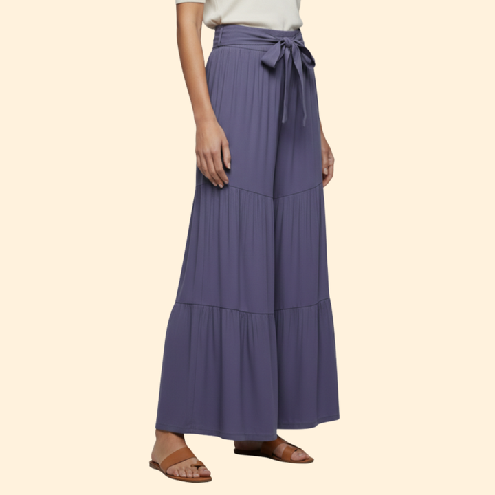 Women's Stylish Tie-Waist Trousers