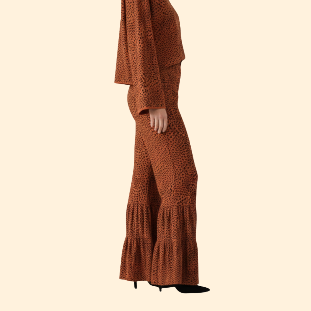 Women's Stylish Ruffle Palazzo Pants