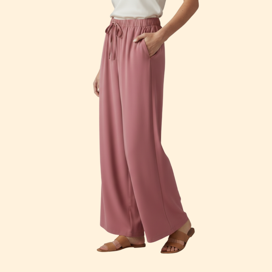 Women's Casual Tie-Waist Palazzo