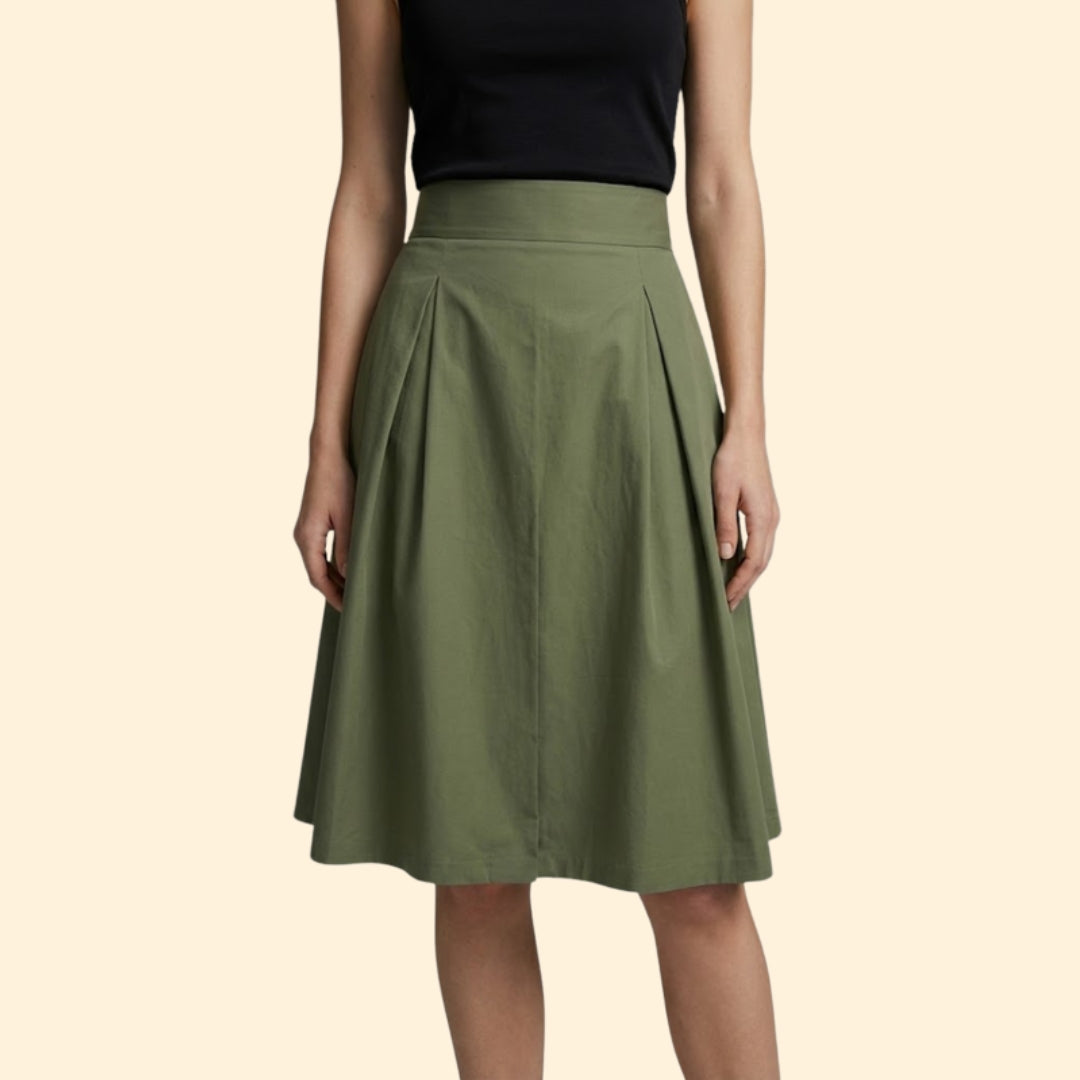 Women's Bow Tie Midi Skirt