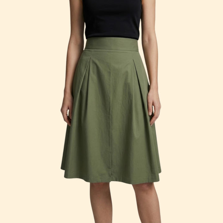Women's Bow Tie Midi Skirt
