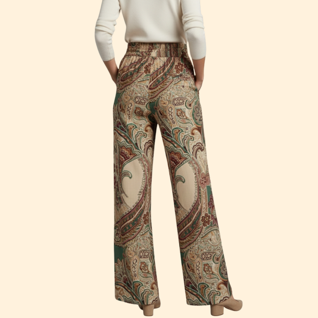 Women's Bohemian Palazzo Trousers