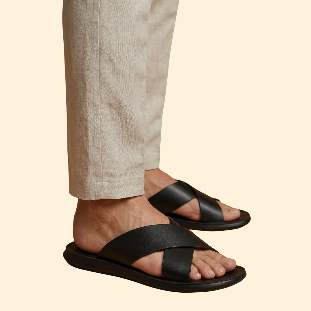 Men's Minimalist Slip-On Sandals