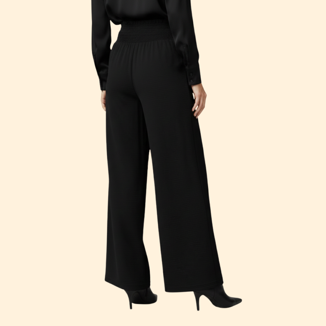 Women's Chic Side-Slit Palazzo Trousers