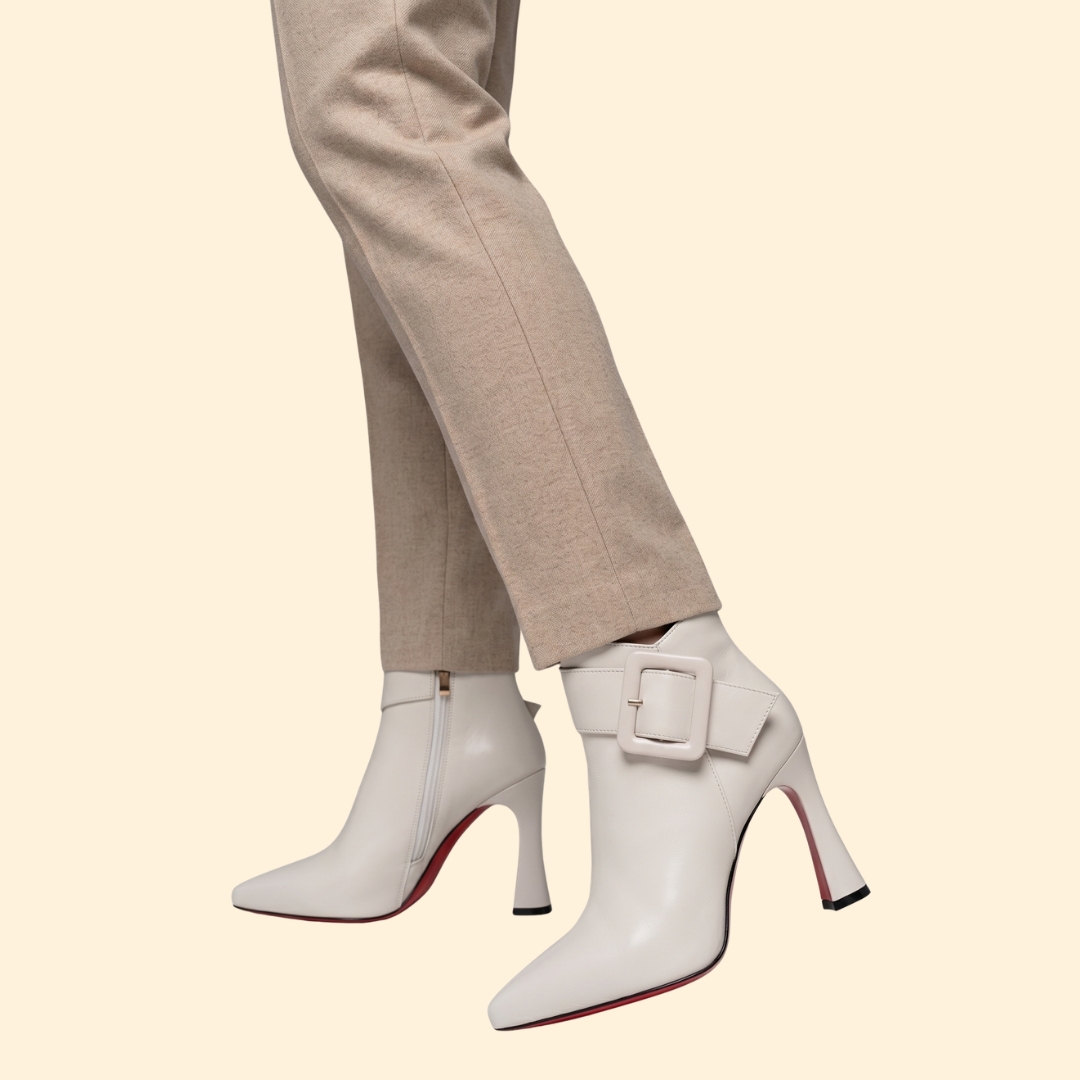 Women's Ankle Boots with Buckle